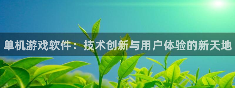 长征娱乐手机网页版登录：单机游戏软件：技术创新与用户体验的新