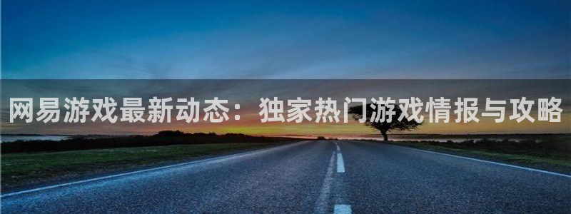 长征娱乐主管：网易游戏最新动态：独家热门游戏情报与攻略